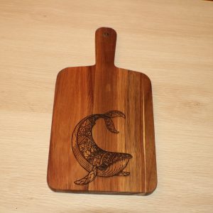 Medium Size Serving Paddle Whale